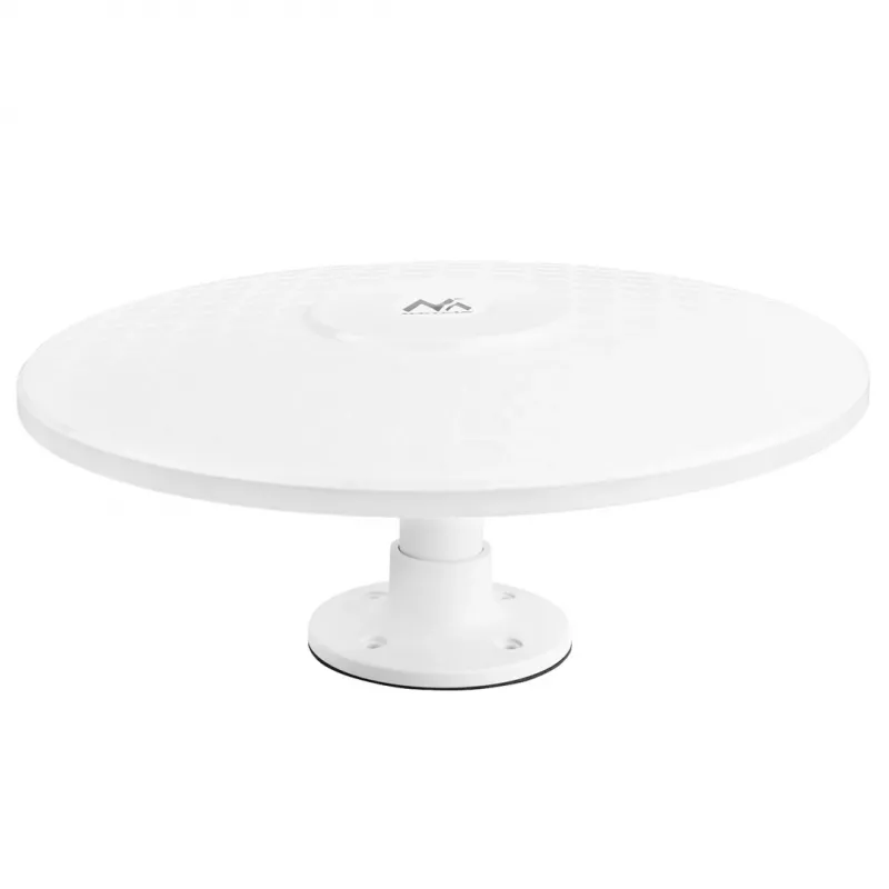 Daudzvirzienu aktīvā DVB-T/T2 HEVC antena MACLEAN MCTV-104 — āra kemperu stiprinājums, 174–230 un 470–698 MHz, USB 5 V