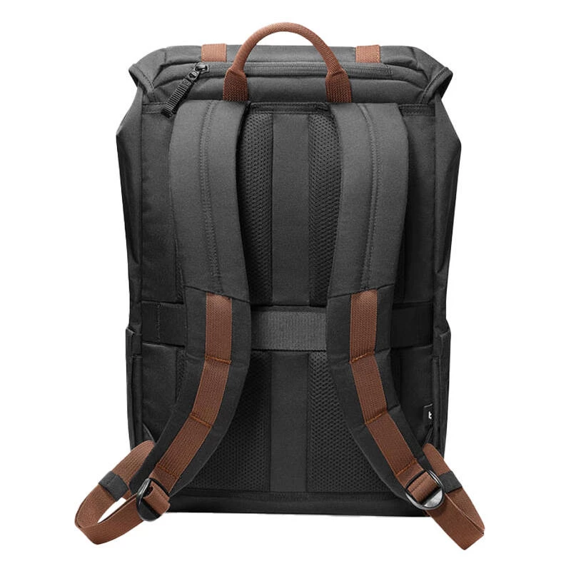 Klēpjdatora mugursoma Tomtoc VintPack-TA1, 22 L ietilpība, piemērota līdz 15,6 collām (melna)