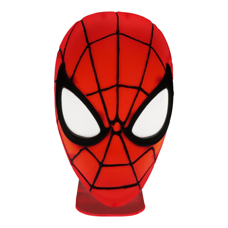 Galda lampa Paladone Spiderman Mask Light — tematisks Zirnekļcilvēka maskas dizains, ar USB barojama LED lampiņa, kompakta naktsgalda lampa
