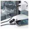 RealPower MagneticCharge3 kabelis 1 m USB A melns