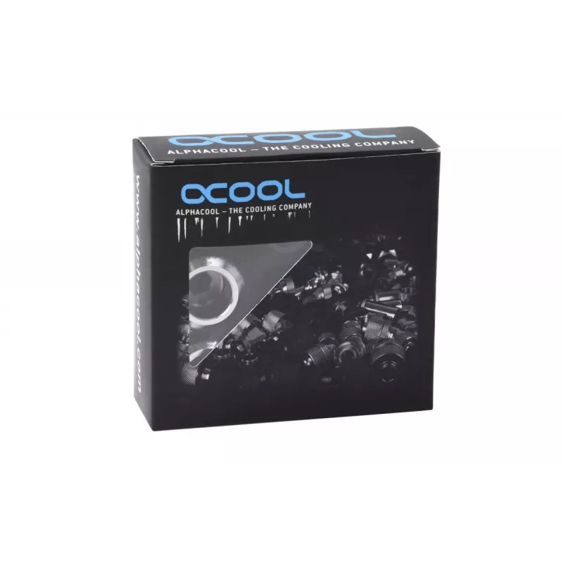 Armatūras komplekts Alphacool 17474 — misiņa hroma armatūras, Ø 22 mm, augstums 20 mm