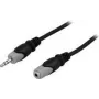 Audio kabelis Deltaco MM-164 15m 3.5mm melns pelēks