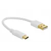 USB uzlādes kabelis DeLOCK Type-A uz USB Type-C 15 cm