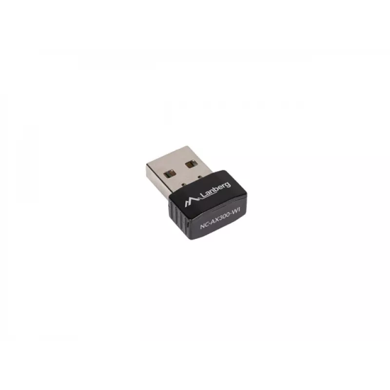 Lanberg USB adapteris bezvadu tīkla karte, NC-AX300-WI AX300