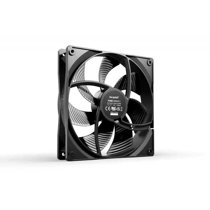 be quiet! Pure Wings 3 140mm PWM datora korpusa ventilators 14 cm melns 1 gab.