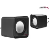 2 virzienu PC skaļrunis Audiocore AC870 B — 3 W RMS, vadu USB barošana, 3,5 mm ieeja, 2.0 kanāli