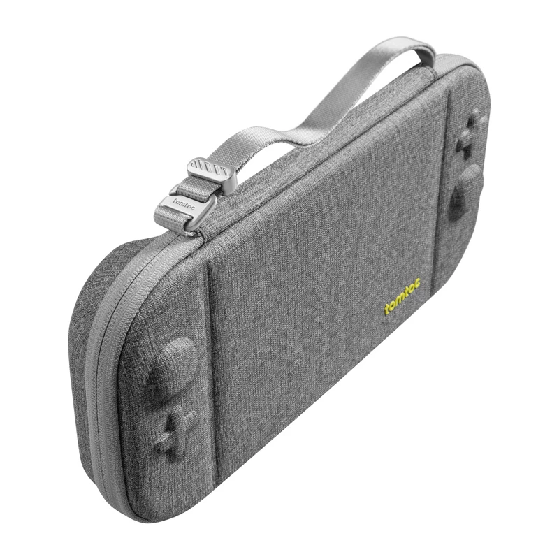 Aizsargājošs pārnēsāšanas futrālis Tomtoc FancyCase-G05 Nintendo Switch 2, pelēks