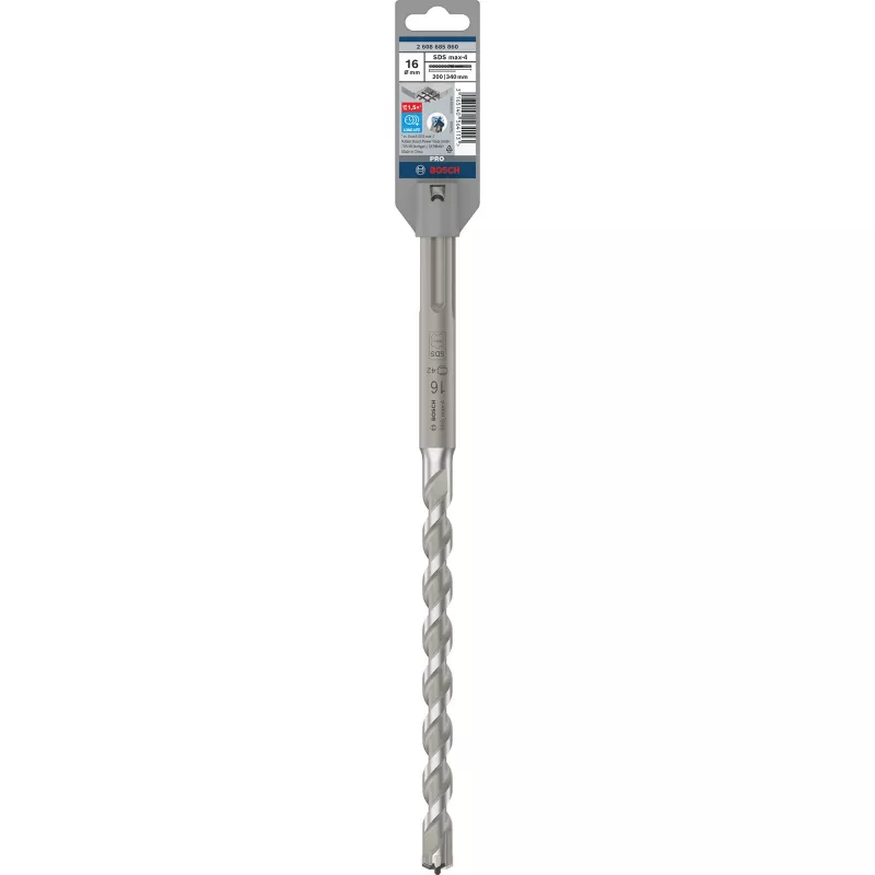 Bosch SDS max-4 urbji, Rotējošais veseris, 1,6 cm, 340 mm, Ķieģelis, Betons, 20 cm, SDS Max