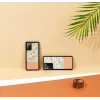 Aizsargājošs tālruņa maciņš man and wood Samsung Galaxy Note 20 Ultra — Rozā zieds uz melna fona