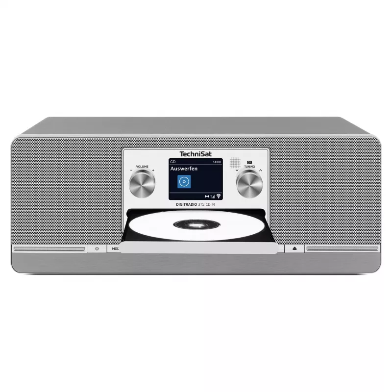 TechniSat DIGITRADIO 372 CD IR interneta analogā un digitālā antracīta, sudraba