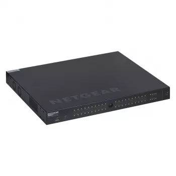NETGEAR GSM4248PX-100EUS tīkla slēdzis Pārvaldāms L2/L3/L4 Gigabit Ethernet (10/100/1000) Power over Ethernet (PoE) Melns