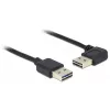 USB kabelis DeLOCK 5m USB 2.0 A tēviņš/tēviņš 90°
