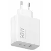 Strāvas adapteris Xiaomi 90W HyperCharge 3-Port EU — 90 W USB lādētājs ar trim izvades portiem (ES spraudnis)
