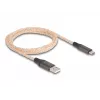 DeLOCK USB 2.0 kabelis Type-A uz USB Type-C RGB 1m