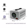 Qoltec 50724 Automātiskais sprieguma stabilizators AVR 2000VA