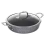 Indukcijas dziļā cepamā panna ar 2 rokturiem BALLARINI Salina Granitium 24 cm 75002-811-0