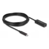 USB kabelis DeLOCK 80028 5m USB C melns