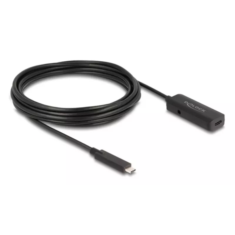 USB kabelis DeLOCK 80028 5m USB C melns