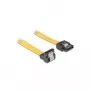 SATA kabelis DeLOCK 82490 0,7 m dzeltens
