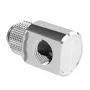 Barrow 90° rotējošais adapteris G1/4 AG uz G1/4 IG, sudraba, modelis FBWT90-MR s
