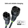 Uzlādes kabelis zaļa Cell EVKABGC03 — Type 2, 5 m, 11 kW, elektromobiļiem