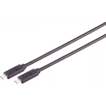 USB kabelis S/CONN 13-63005 USB4 Gen 3x2 0,25 m USB C melns