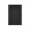 Sienas skapis LANBERG WF01-6618-10B, 18U, 600×600×907 mm, melns, 60 kg