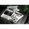 Faber-Castell 267102 smalkā rakstāmspalva Multi Melns 8 gab. Apaļš uzgalis