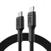 Lightning uz USB‑C kabelis zaļa Cell KABGC07, 1 m, melns, Lightning (vīrišķais) uz USB‑C (vīrišķais), 480 Mbps