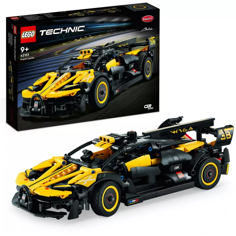 LEGO Technic: Bugatti Bolide modeļa automašīnas rotaļlietu būvēšanas komplekts (42151)