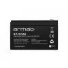 UPS akumulators ARMAC B/12V/9AH — hermētisks svina-skābes 12V 9Ah, 1,8A lādēšana, 122A maks. izlāde, ABS korpuss, 65×151×94 mm
