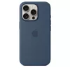 Silicone maciņš ar MagSafe iPhone 16 Pro – Denim