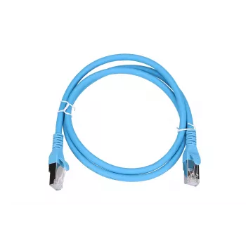 Tīkla kabelis Extralink LAN Patchcord Kat.6A RJ-45 Cat6a 1m Zils