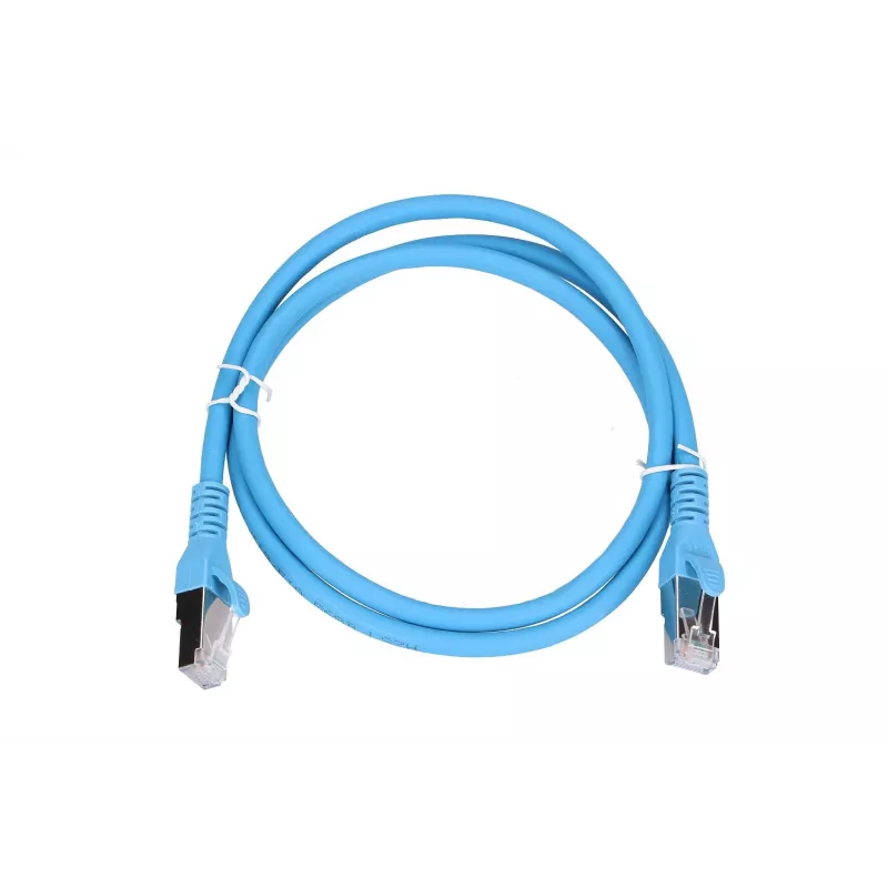 Tīkla kabelis Extralink LAN Patchcord Kat.6A RJ-45 Cat6a 1m Zils