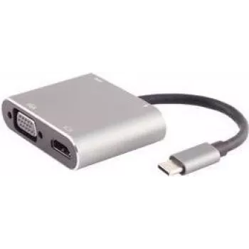 Laptop Dock S/CONN 14-05026 Wired USB 3.2 Gen 1 Type-C pelēka