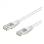 Wentronic Goobay CAT 5e komutācijas kabelis, SF/UTP, balts, 0,5 m - CCA vara maisījums (93478)
