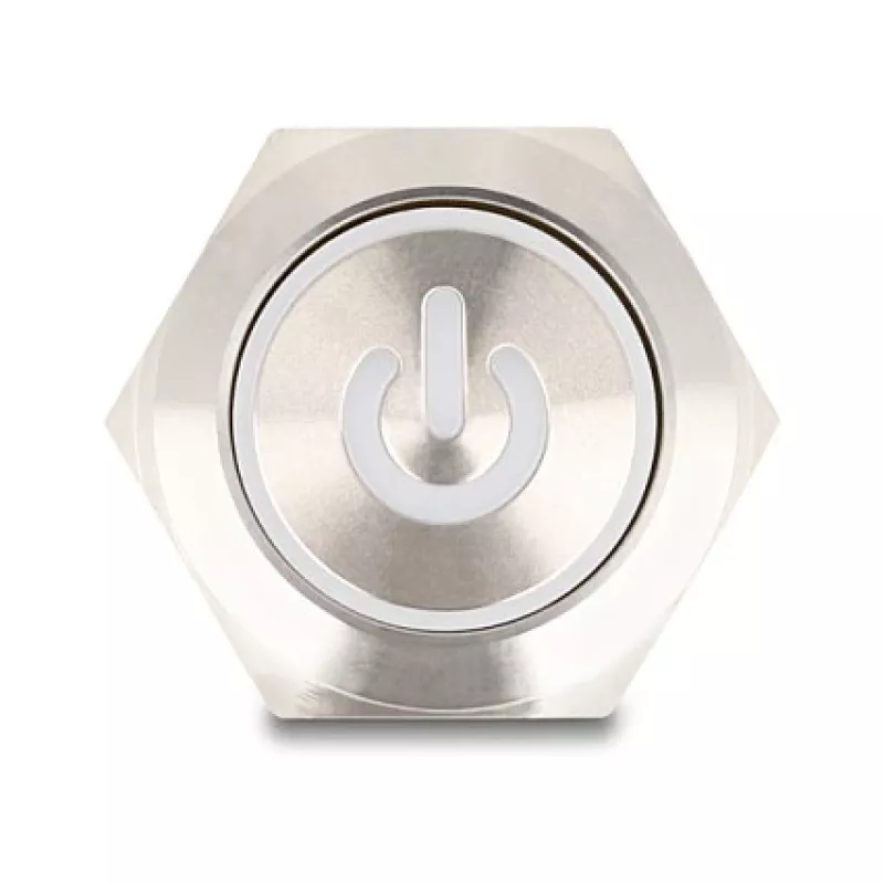 Spiedpogu panelis DeLOCK 20986 Sudraba 230V 3A
