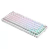 SAVIO PHENIX WHITE bezvadu mehāniskā tastatūra, Gateron Red Pro, ABS