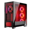 MODECOM korpuss VOLCANO EXPANSE T APEX ARGB MIDI Melns