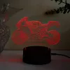 LED transportlīdzekļa dekoratīvā lampa MANTA SNL121RGB RGB 3D gaisma automašīnām un motocikliem