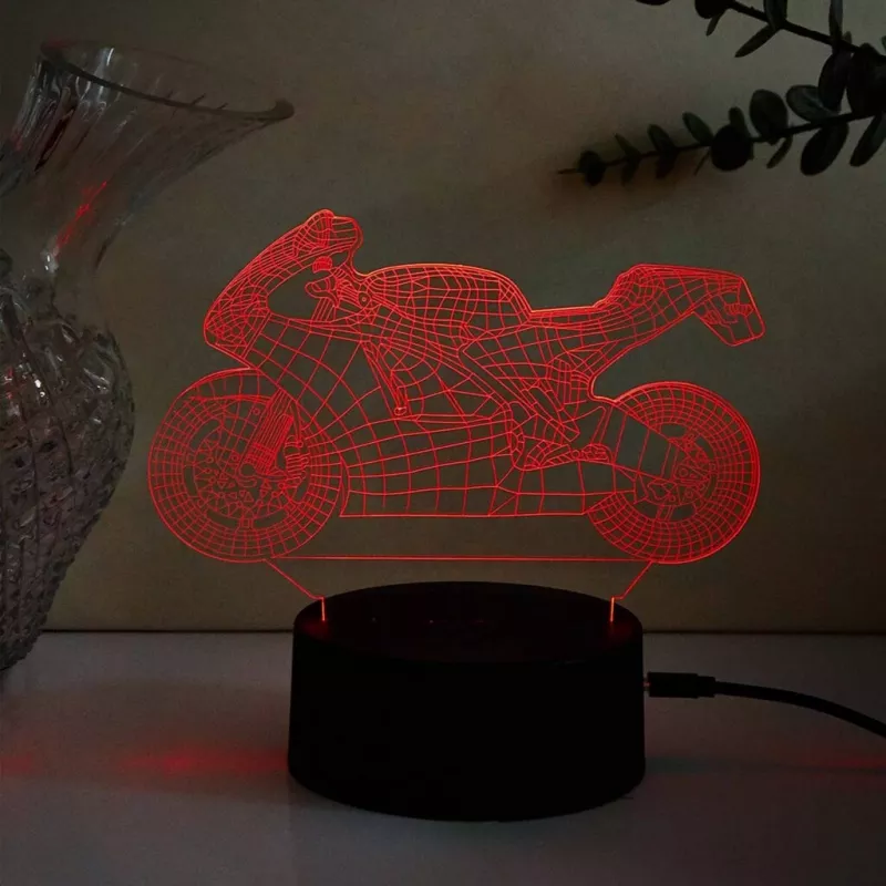 LED transportlīdzekļa dekoratīvā lampa MANTA SNL121RGB RGB 3D gaisma automašīnām un motocikliem