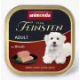 Mitrā suņu barība animonda Vom Feinsten Adult, brieža gaļas garša, 150 g paplāte, 10,5% olbaltumvielu, 4,5% tauku