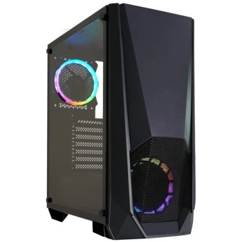 Xilence Xilent Blast X505.ARGB Gaming PC korpuss, RGB ATX Midi tornis, melns (XG141)