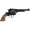 Pulio Metal Cowboy Revolver Gonher — metāla rotaļu patronu revolveris modelis 155122/6