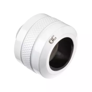 Armatūra Alphacool 17484, misiņš, balta, 23 mm augstums, 26 mm diametrs, 6 gab. iepakojumā
