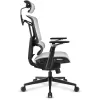 Biroja krēsls Sharkoon OfficePal C50M — polsterēts sēdeklis, sieta atzveltne, melns, atzveltne 49×63 cm, sēdekļa platums 50 cm