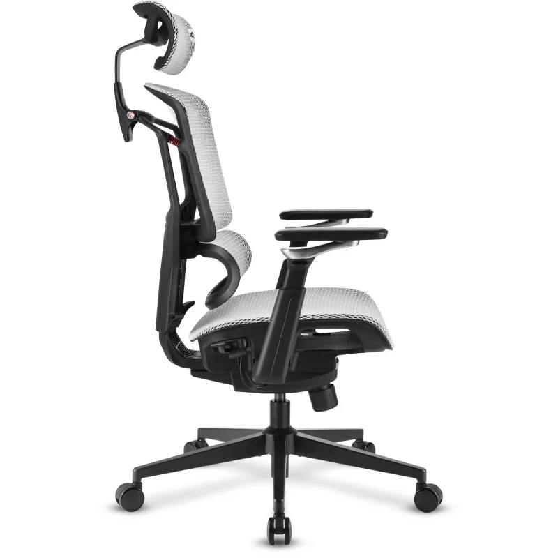 Biroja krēsls Sharkoon OfficePal C50M — polsterēts sēdeklis, sieta atzveltne, melns, atzveltne 49×63 cm, sēdekļa platums 50 cm