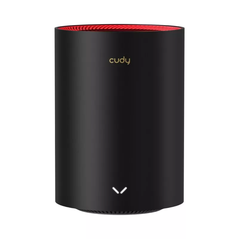 Cudy M3000 divjoslu (2,4 GHz / 5 GHz) Wi-Fi 6 (802.11ax) melns, sarkans 1 iekšējā