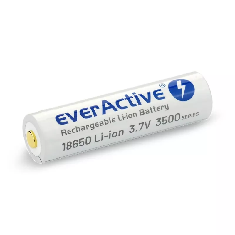 18650 Li-Ion 3.7V everActive 3500mAh battery (1 gab.) micro-USB with protection