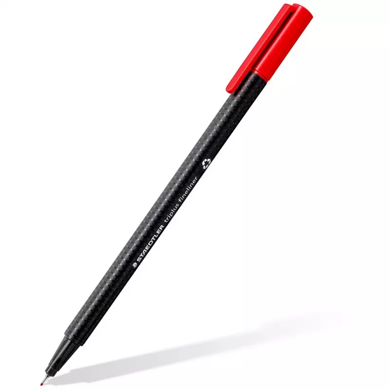 Fineliner Staedtler 334 C6 Melns Zils Zaļš Sarkans Violets 5 gab.
